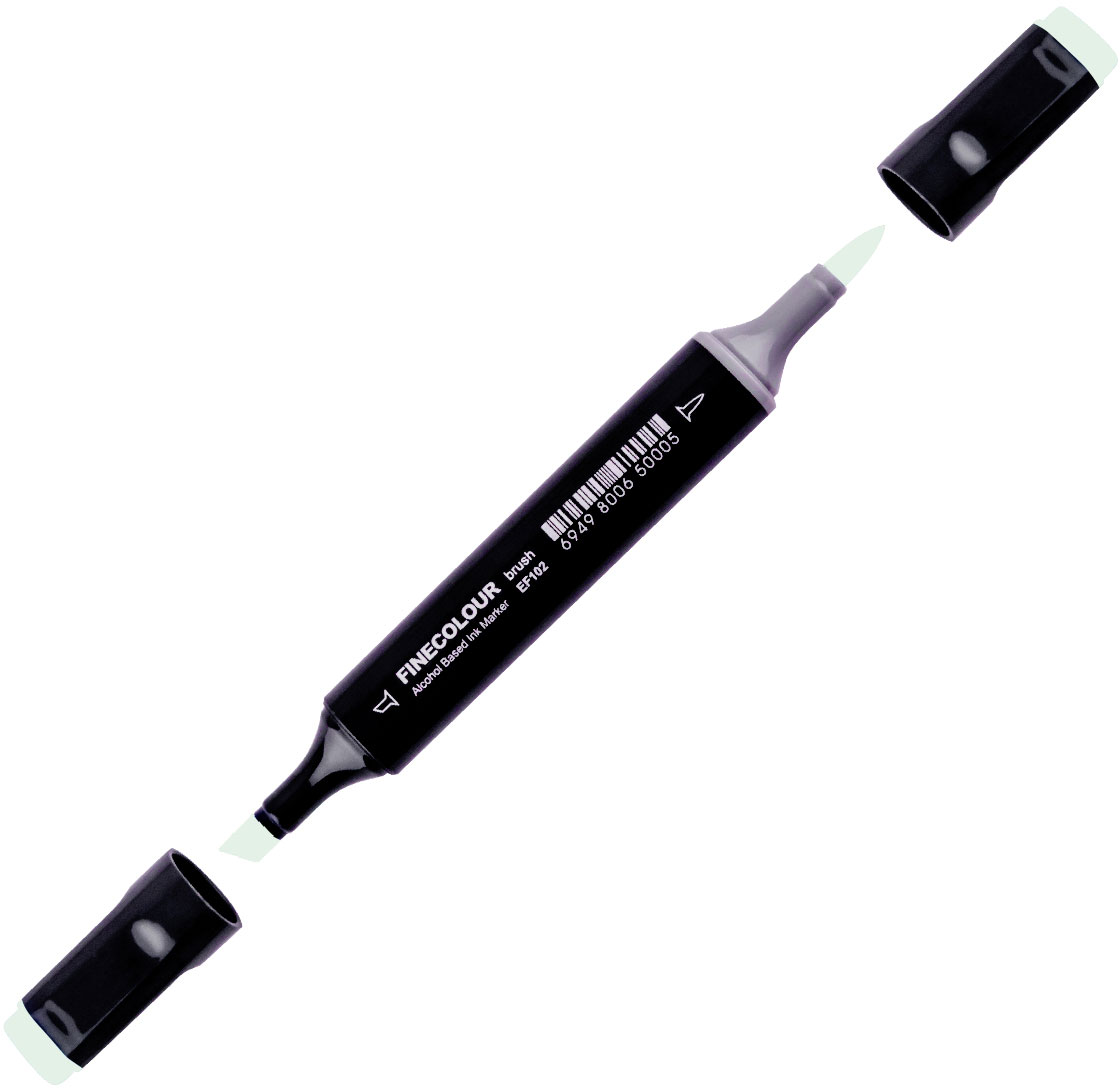 

Маркер Finecolour Brush спиртовой 230 зеленый спектр G230 (EF102-230)