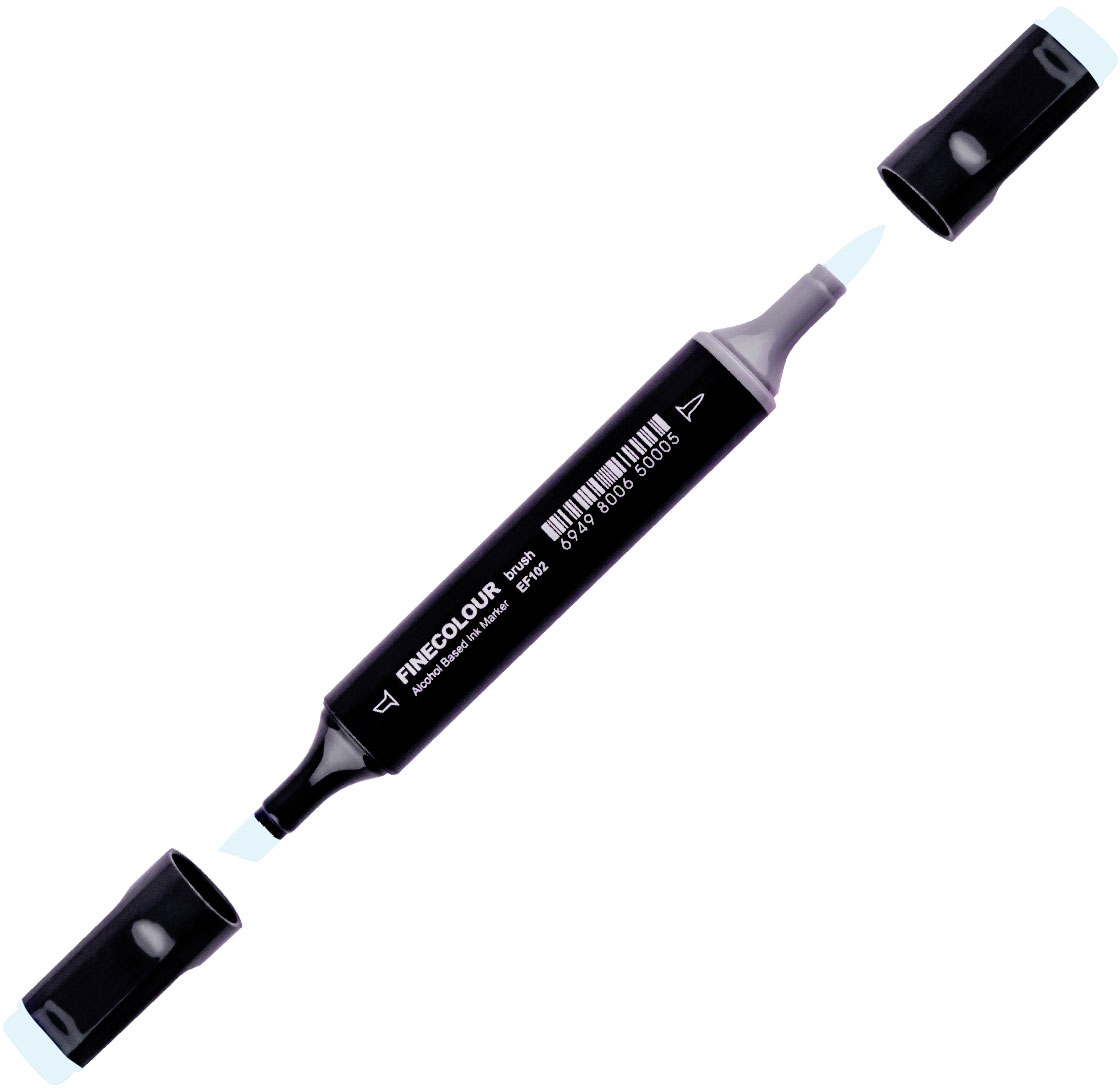 

Маркер Finecolour Brush спиртовой 295 аква-синий BG295 (EF102-295N)