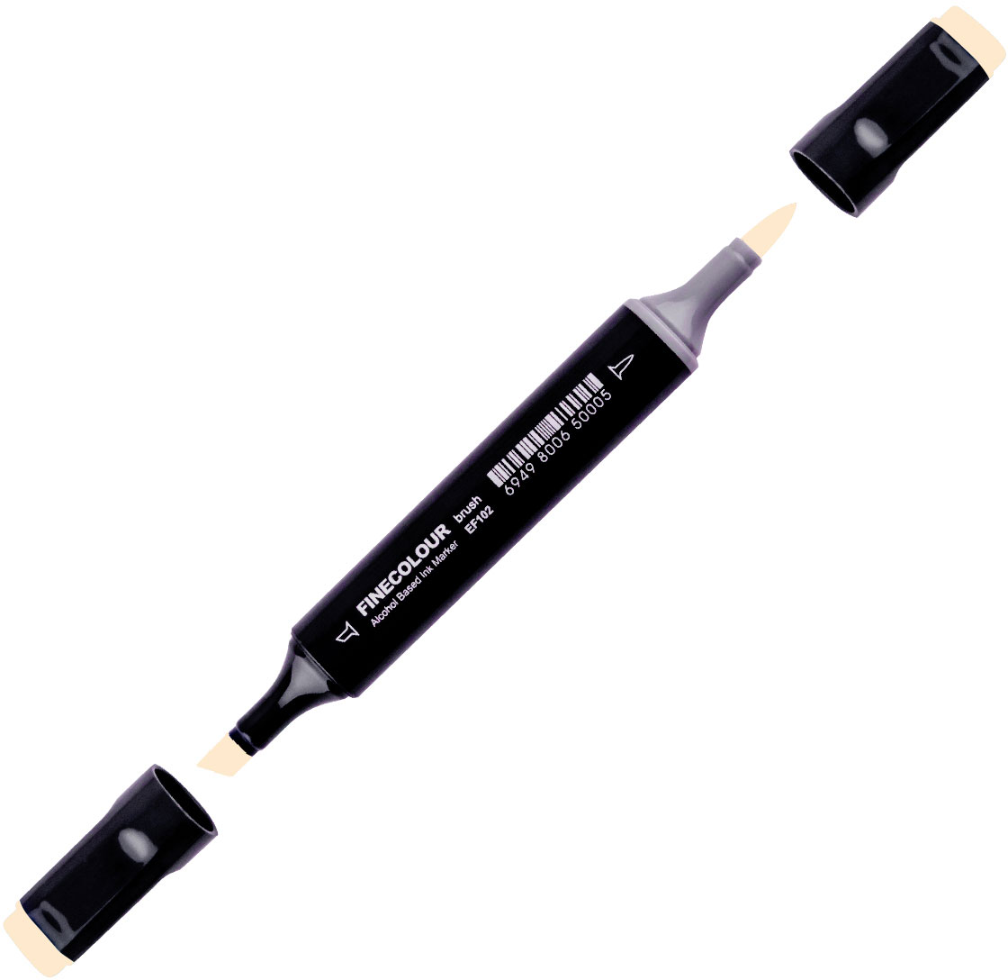

Маркер Finecolour Brush спиртовой 397 медово-оранжевый YR397 (EF102-397N)