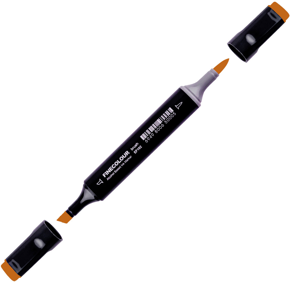 

Маркер Finecolour Brush спиртовой 421 желтоватый оттенок YR421 (EF102-421N)