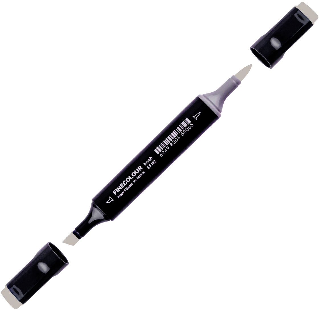 

Маркер Finecolour Brush спиртовой 467 теплый серый №5 WG467 (EF102-467N)