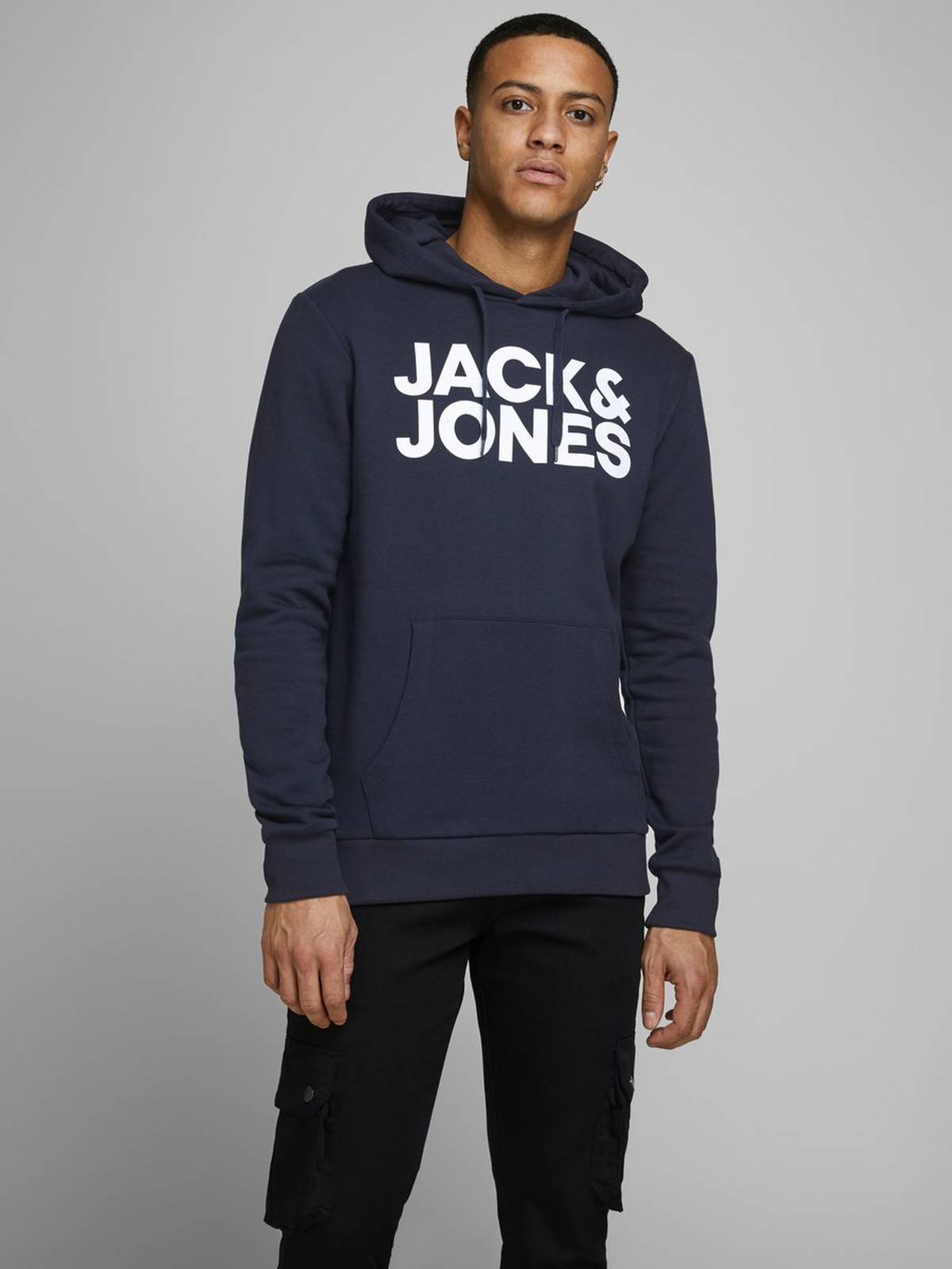 

Худи Jack & Jones M Темно-синий 12152840NavyBiazer