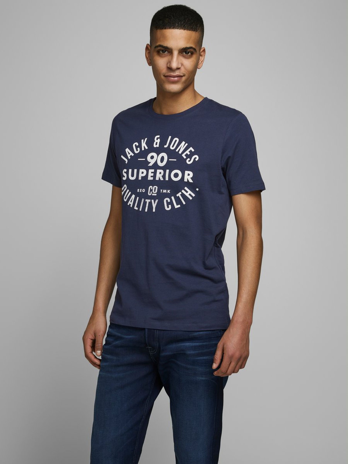 

Футболка Jack & Jones L Темно-синий 12157339Navy