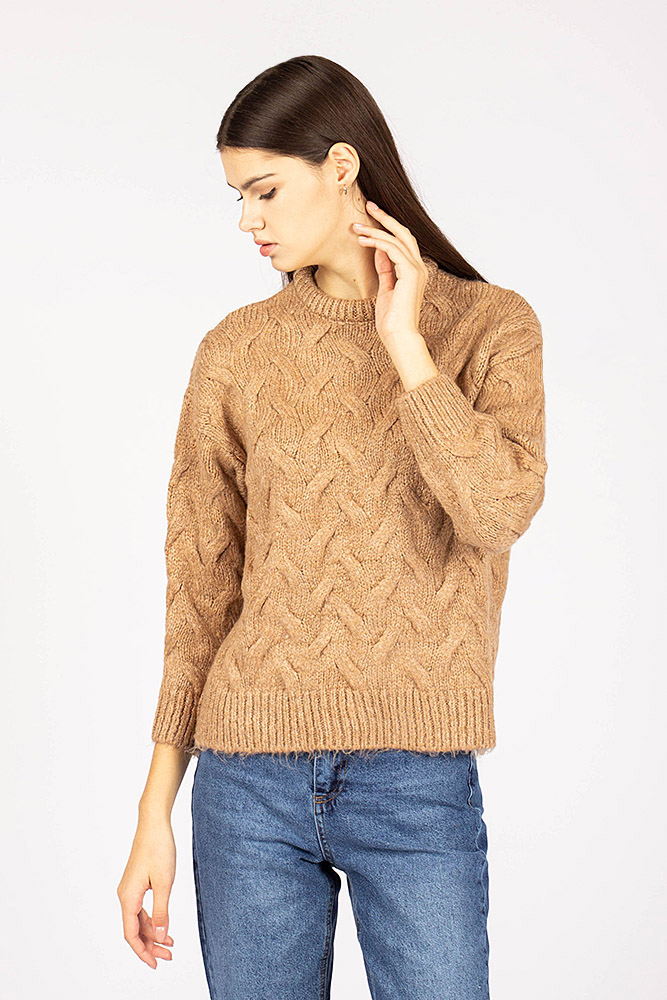 

Джемпер жіночий FIGO ONE коричневий