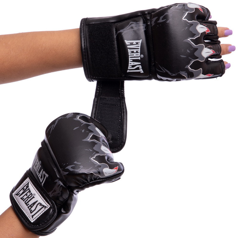 

Перчатки для смешанных единоборств Everlast Heroe 3207 размер L Black
