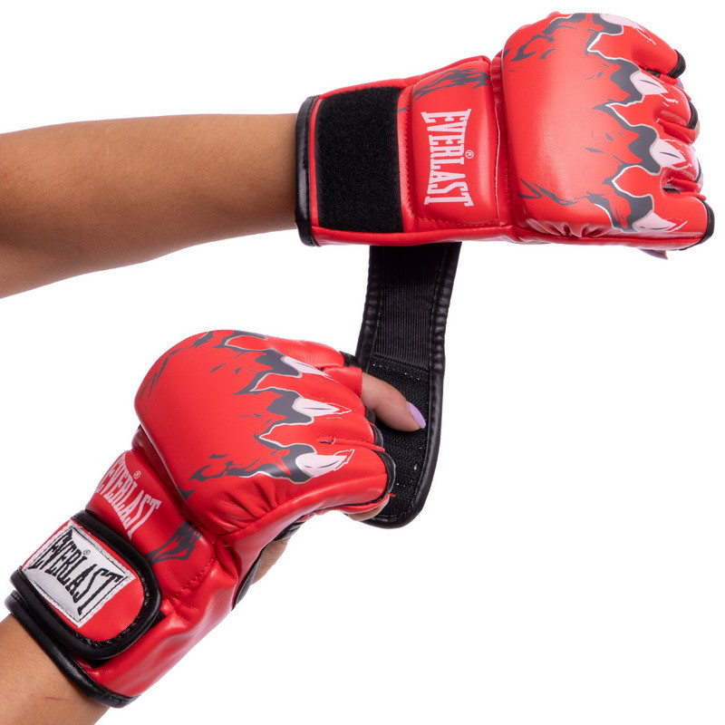 

Перчатки для смешанных единоборств Everlast Heroe 3207 размер M Red
