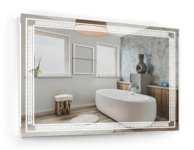 

Зеркало c LED подсветкой Smart Mirror сенсорное Genova SK 60х60 см Прямоугольное