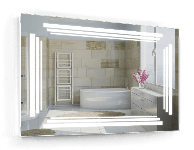 

Зеркало c LED подсветкой Smart Mirror сенсорное Napoli SK 120х80 см Прямоугольное