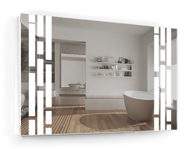 

Зеркало c LED подсветкой Smart Mirror сенсорное Pescara SK 120х100 см Прямоугольное