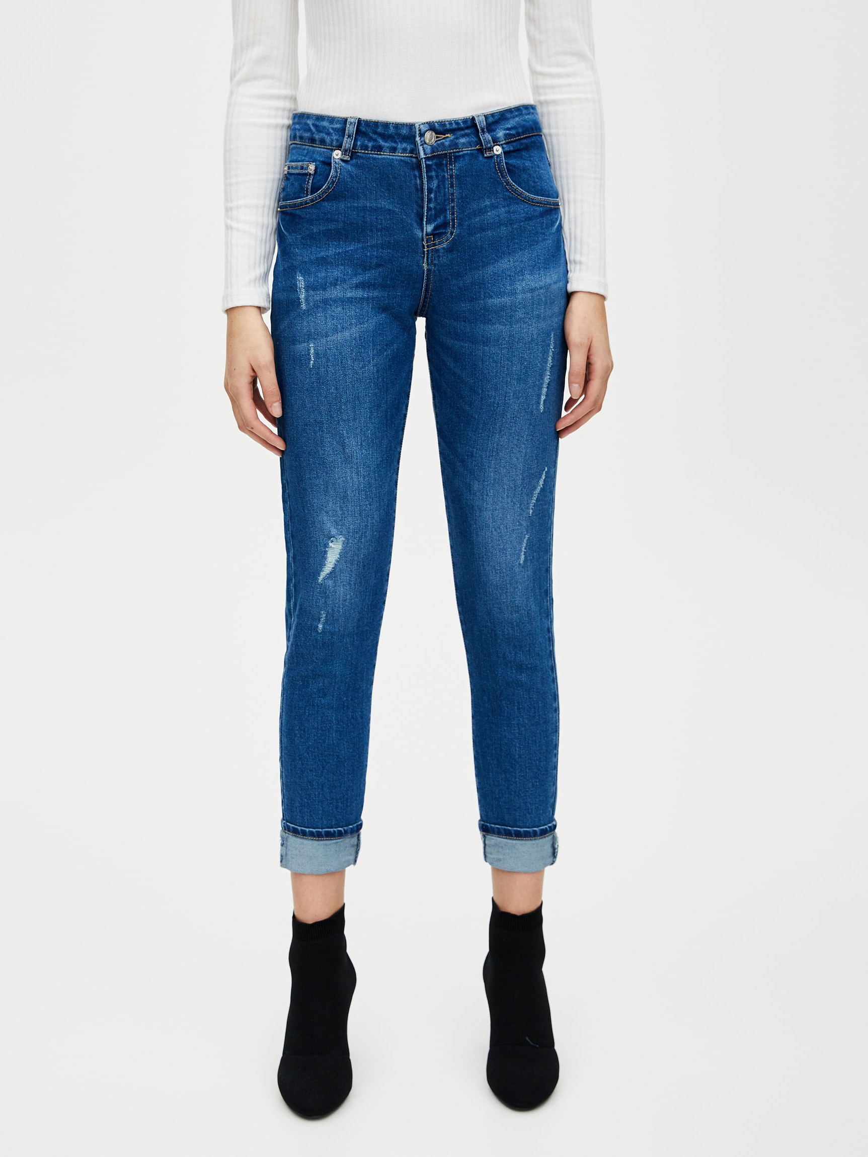 

Джинсы Pull & Bear 9687/312/407  Синие, Джинсы Pull & Bear 9687/312/407 32 Синие