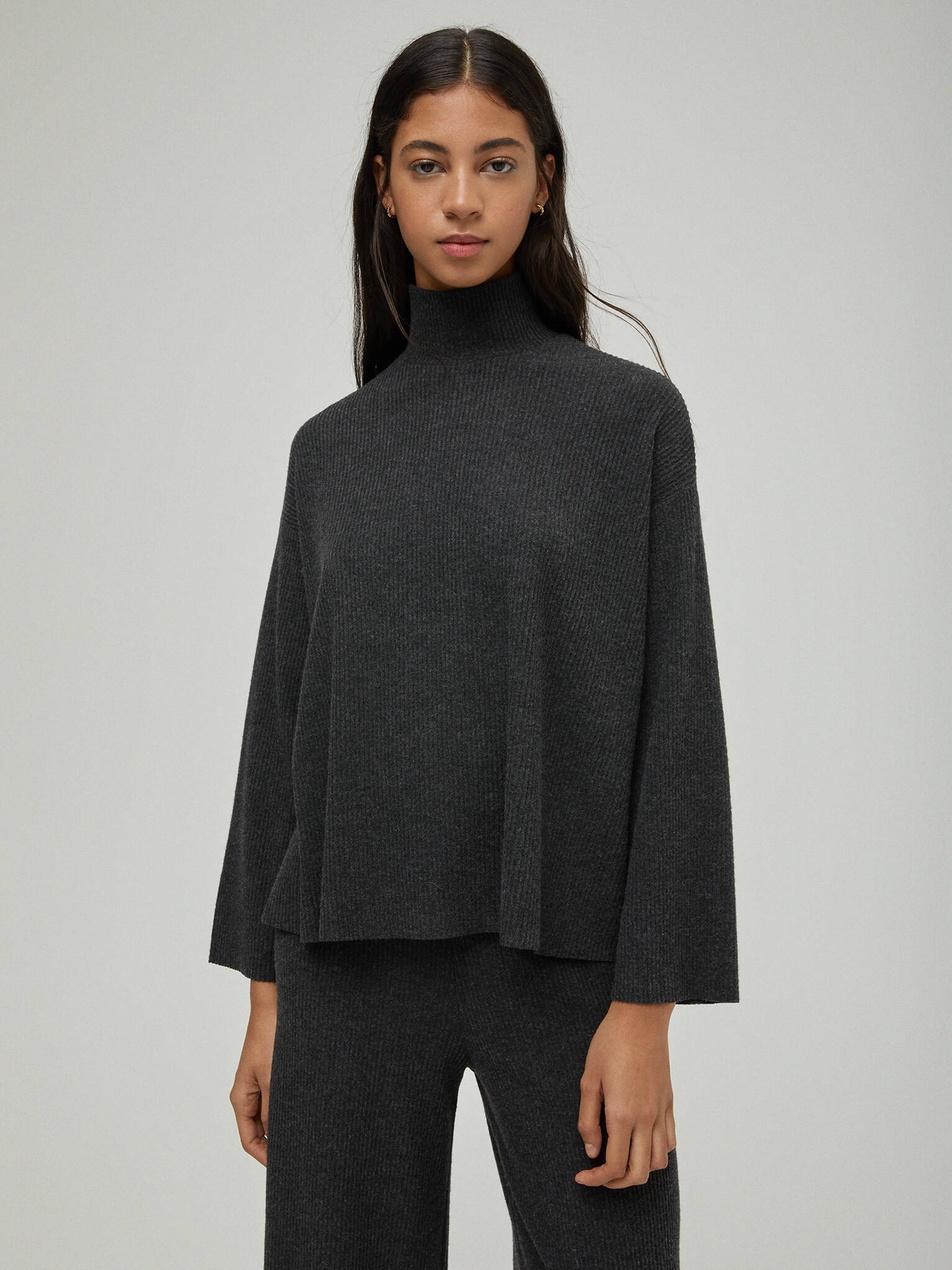

Свитер Pull & Bear 4556/307/807  Серый, Свитер Pull & Bear 4556/307/807 M Серый