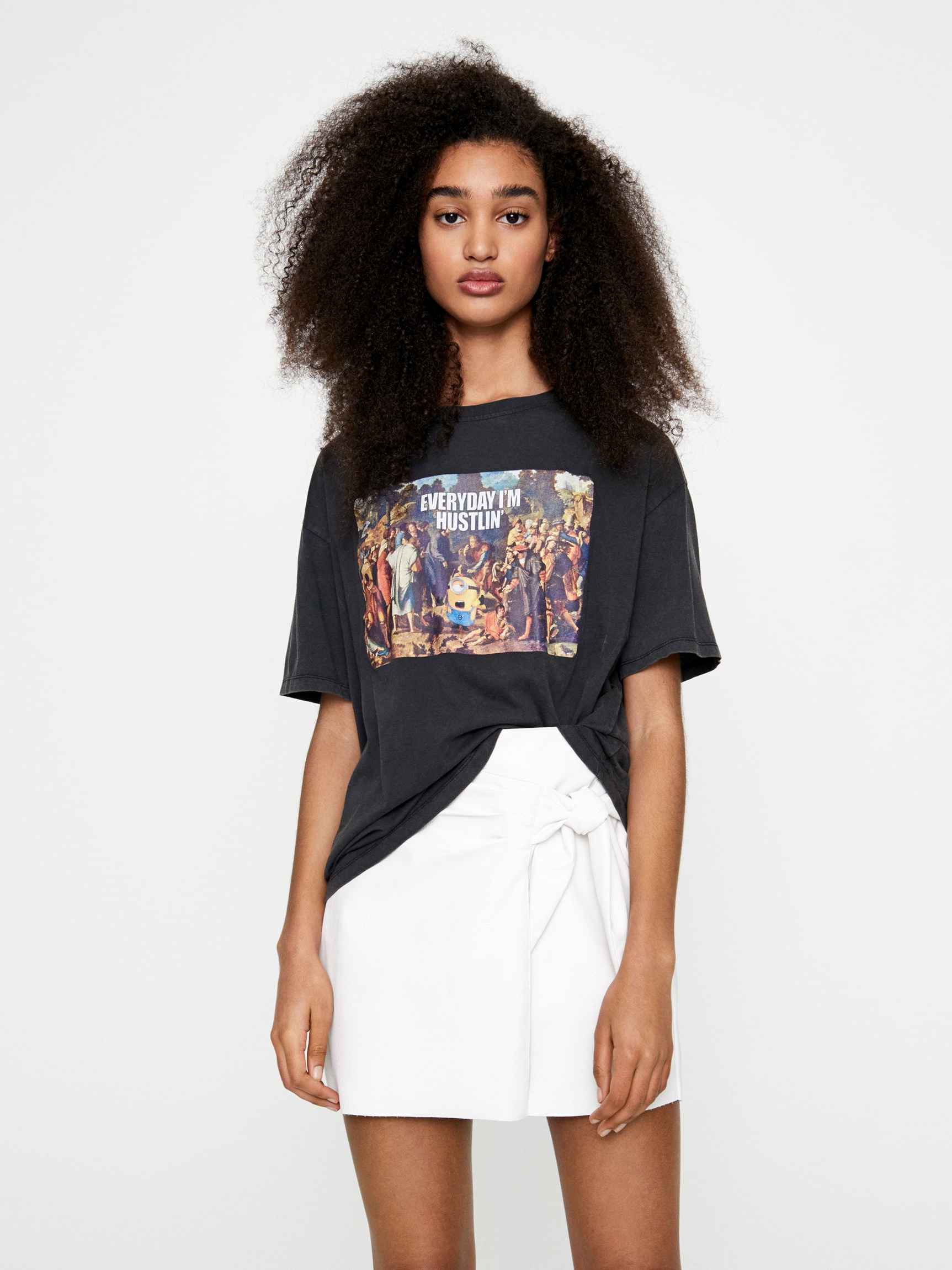 

Футболка Pull & Bear 5234/377/833 XS Серая