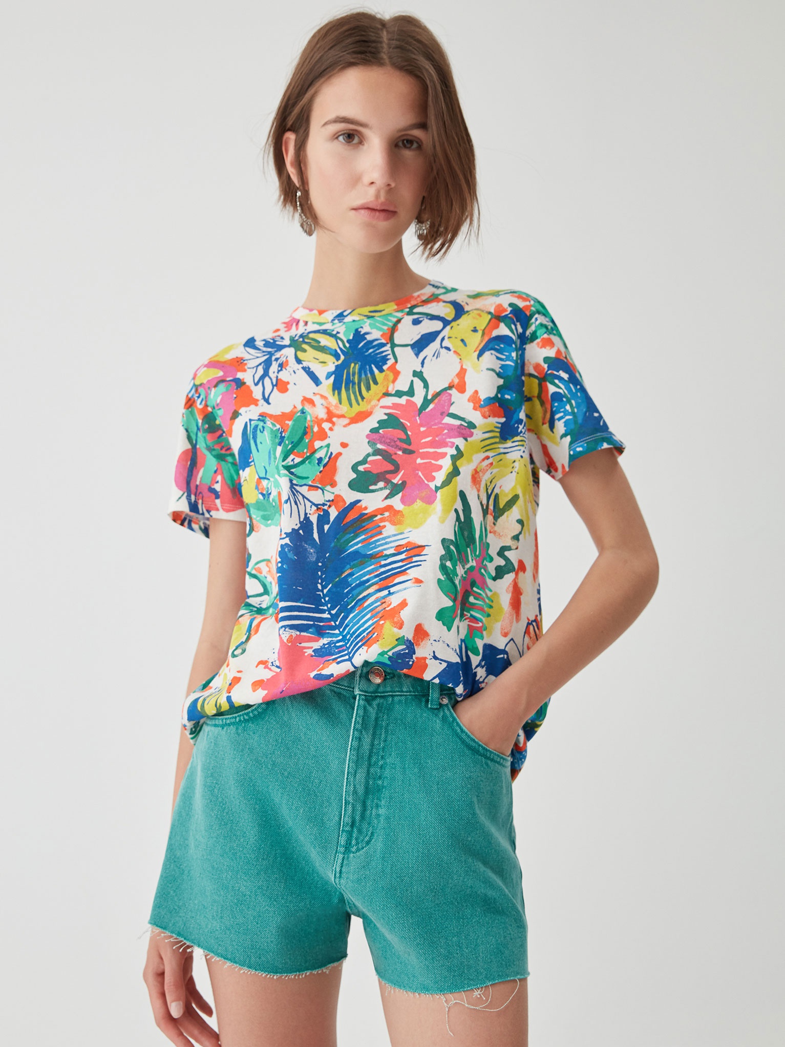 

Футболка Pull & Bear 5236/361/612  Белая, Футболка Pull & Bear 5236/361/612 XS Белая