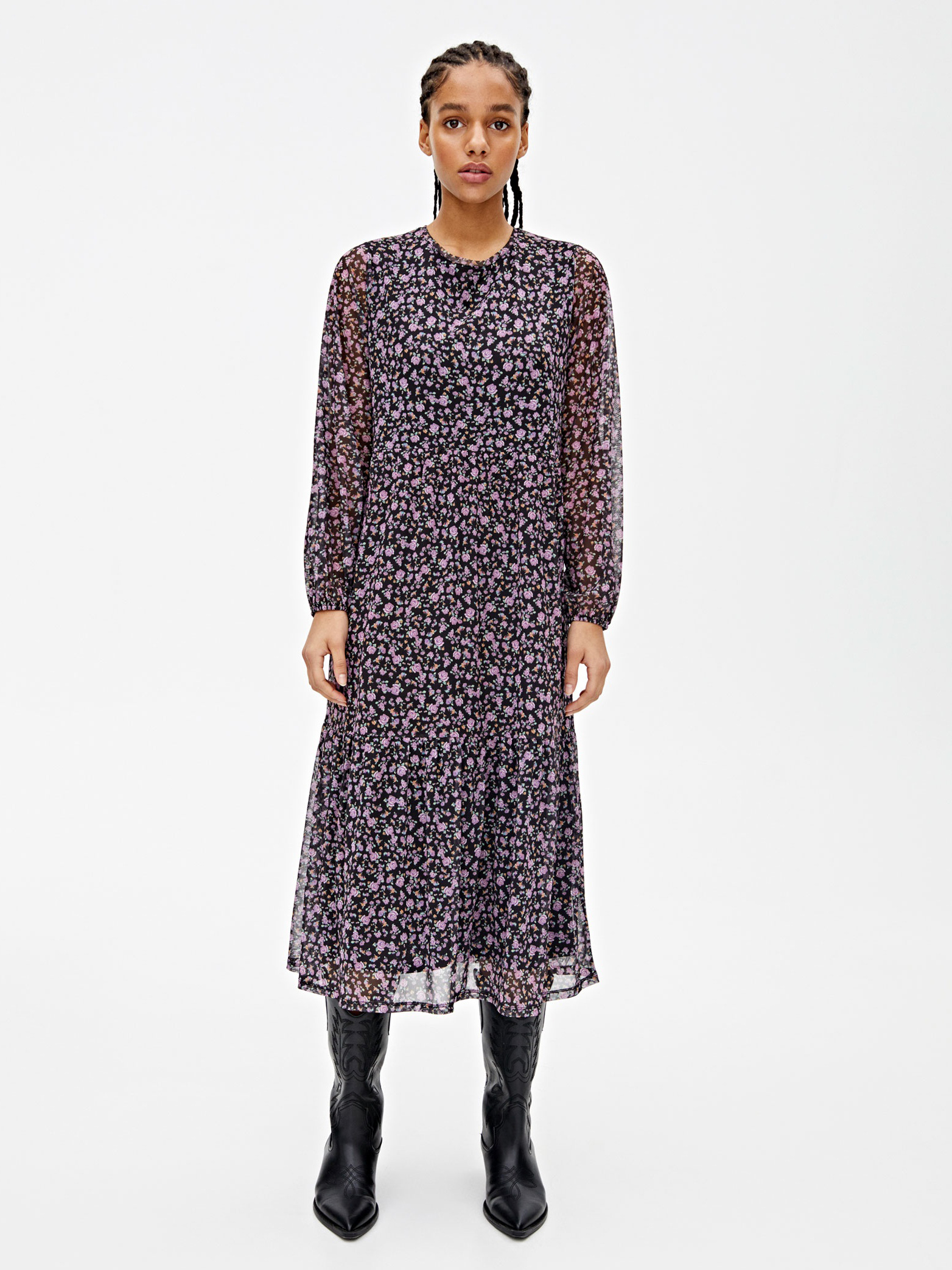 

Платье Pull & Bear 5391/319/629  Черное, Платье Pull & Bear 5391/319/629 S Черное