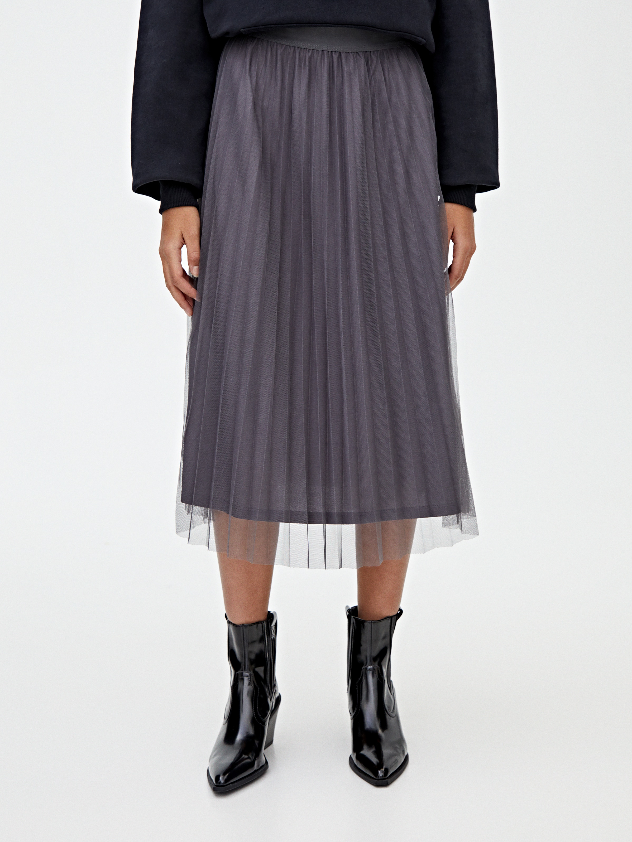 

Юбка Pull & Bear 5395/304/802 M Серая