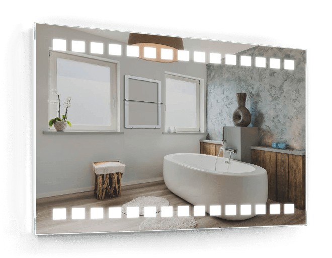 

Зеркало c LED подсветкой Smart Mirror сенсорное Taranto SK 90х90 см Прямоугольное