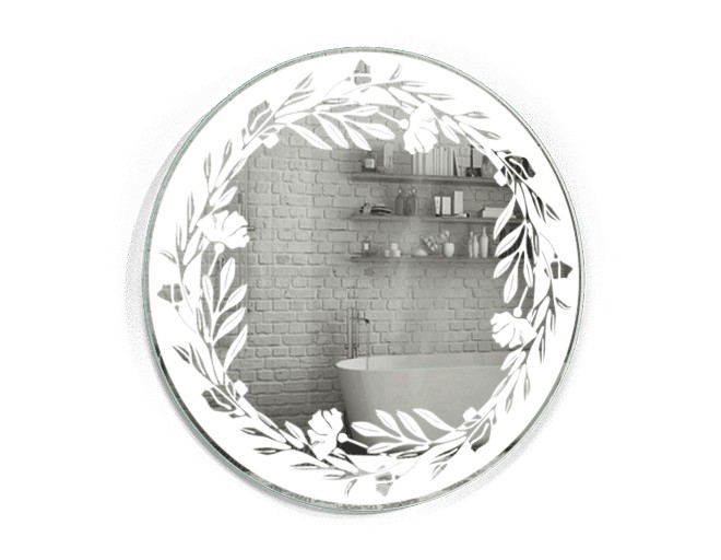 

Зеркало c LED подсветкой Smart Mirror сенсорное Sanremo SK 90х90 см Круглое