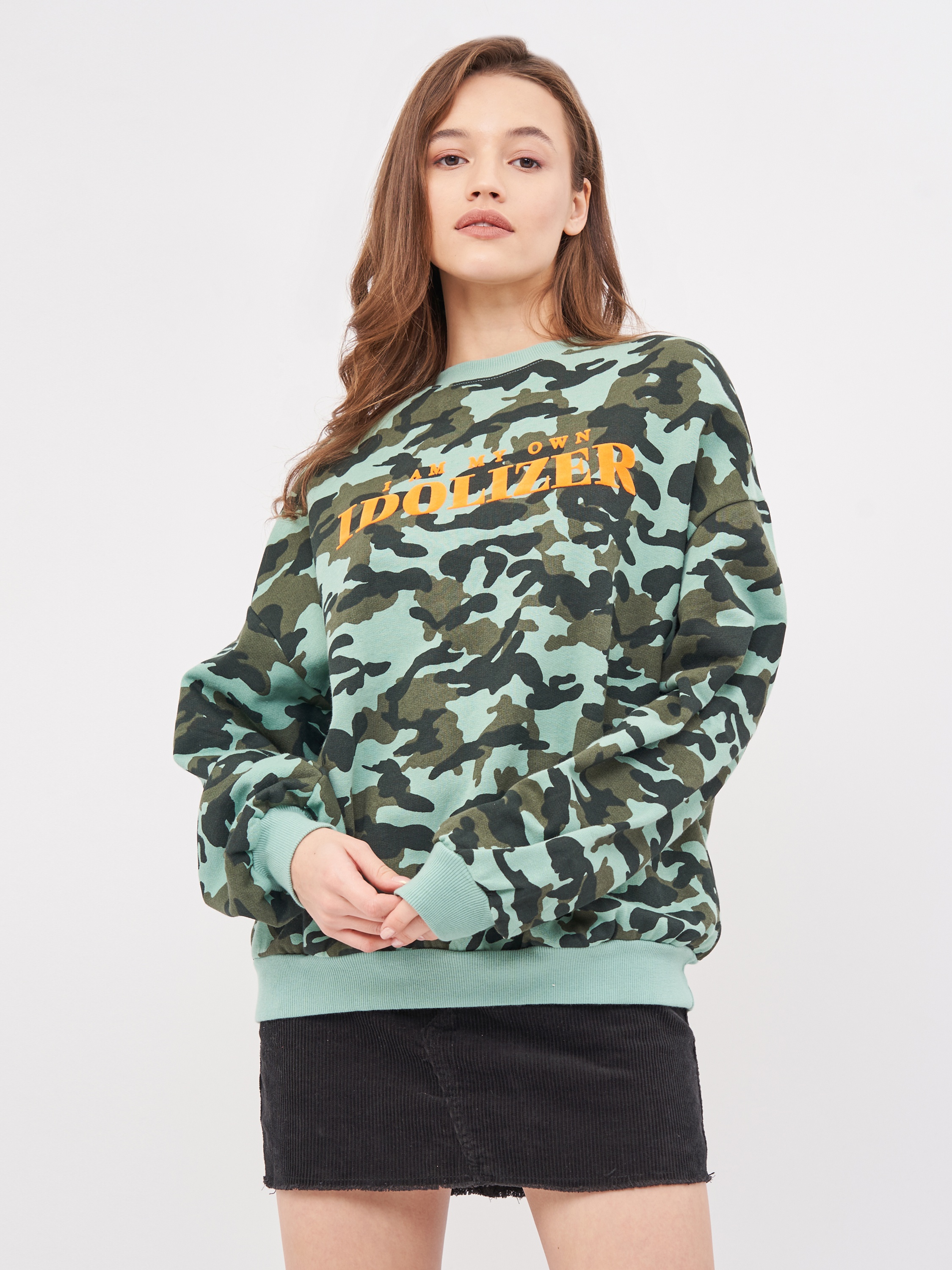 

Свитшот Pull & Bear 5590/313/518 L Хаки