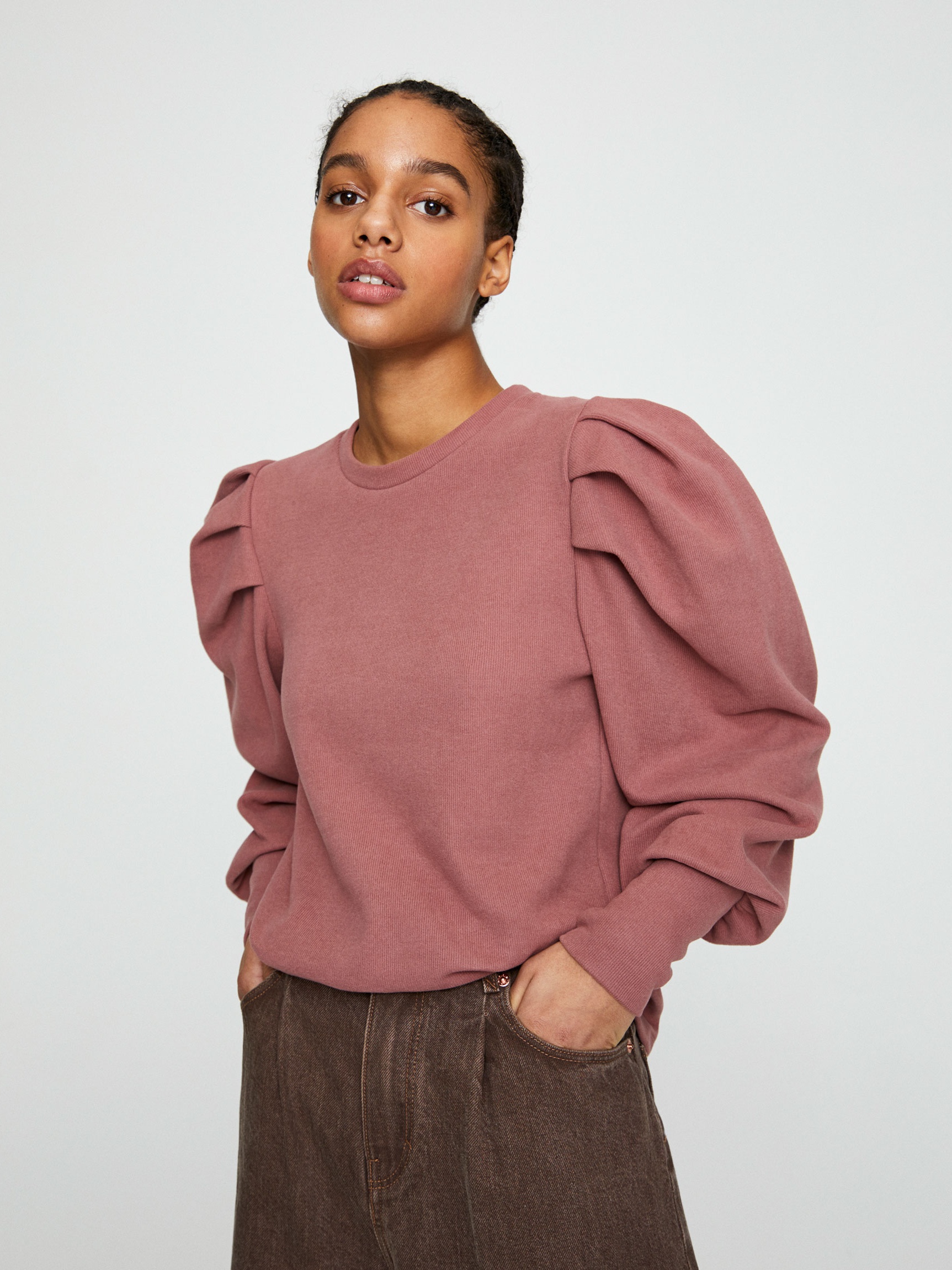 

Свитшот Pull & Bear 5596/337/685  Розовый, Свитшот Pull & Bear 5596/337/685 S Розовый