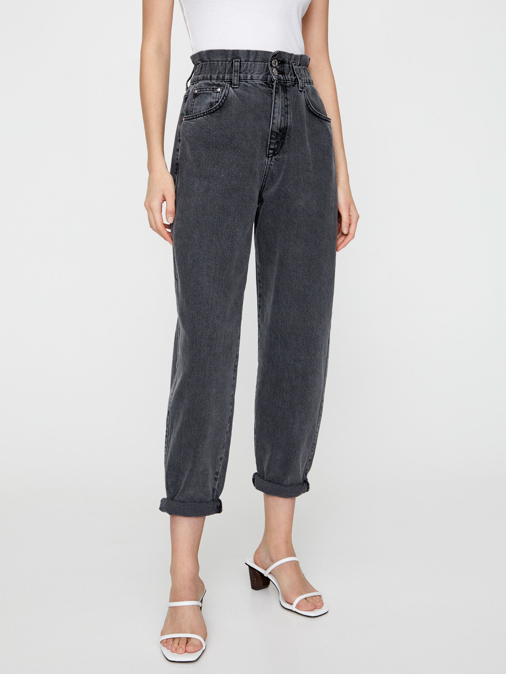 

Джинсы Pull & Bear 5682/314/802 38 Серые