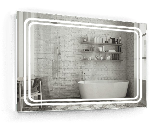 

Зеркало c LED подсветкой Smart Mirror сенсорное Fano SK 100х100 см Прямоугольное