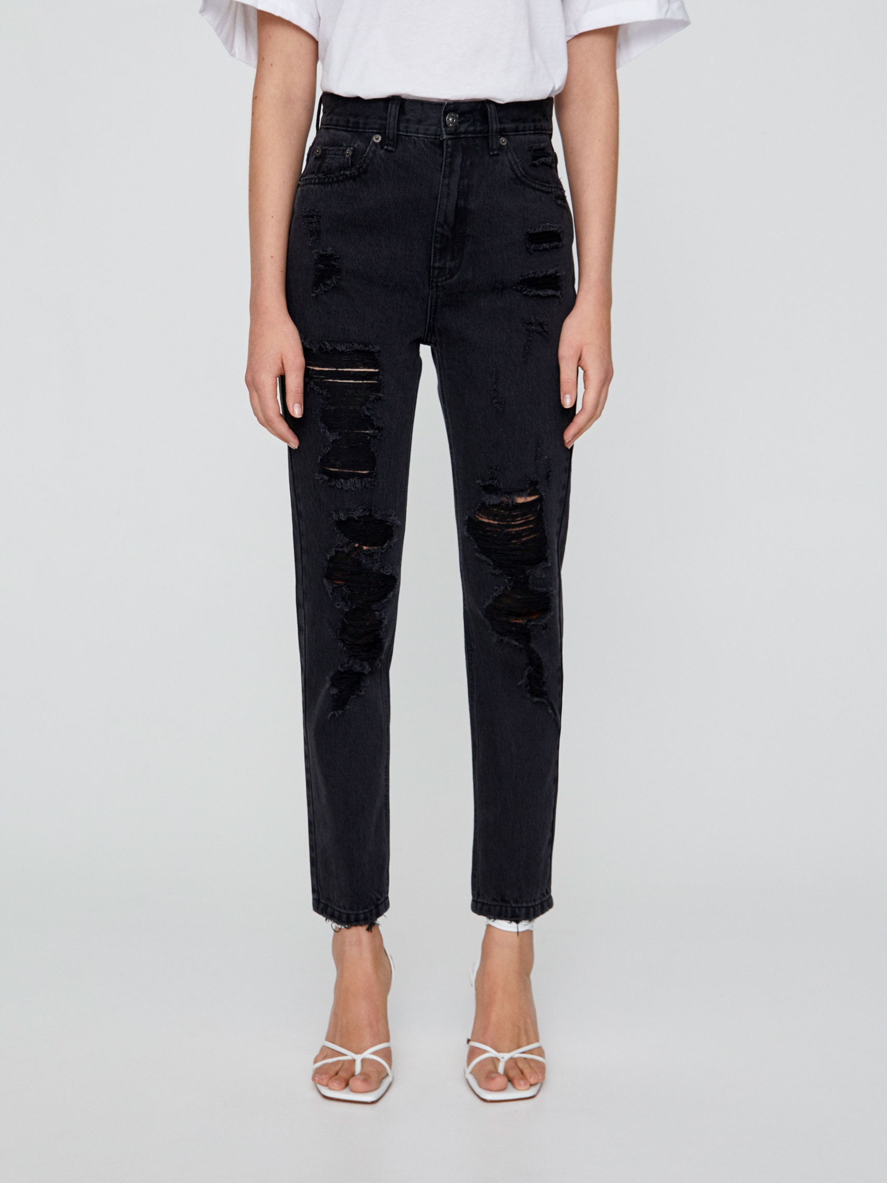 

Джинсы Pull & Bear 5684/301/800  Черные джинс, Джинсы Pull & Bear 5684/301/800 40 Черные джинс