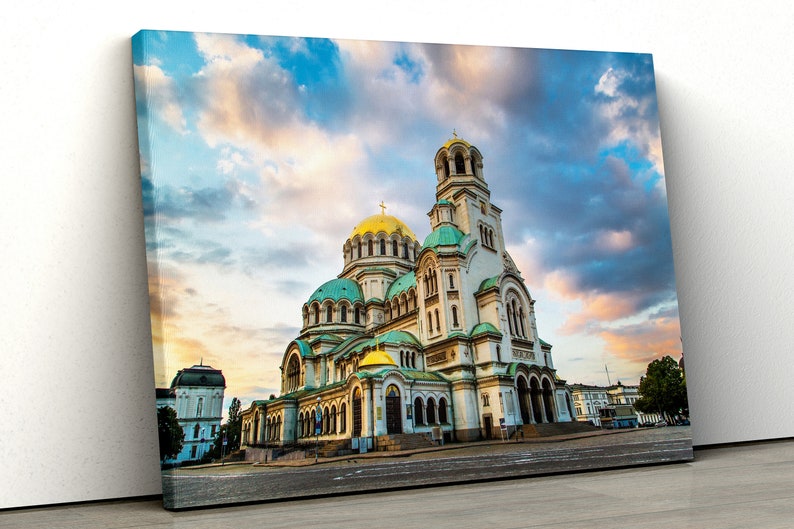 

Картина на холсте Собор Александра Невского в Софии 81x54 см (288)