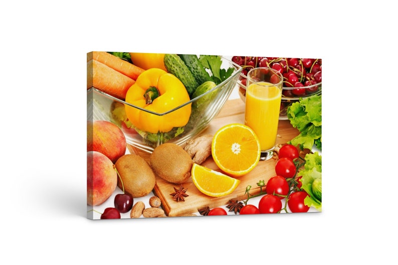

Картина на холсте Апельсиновый сок Кухня51x34 см (148)