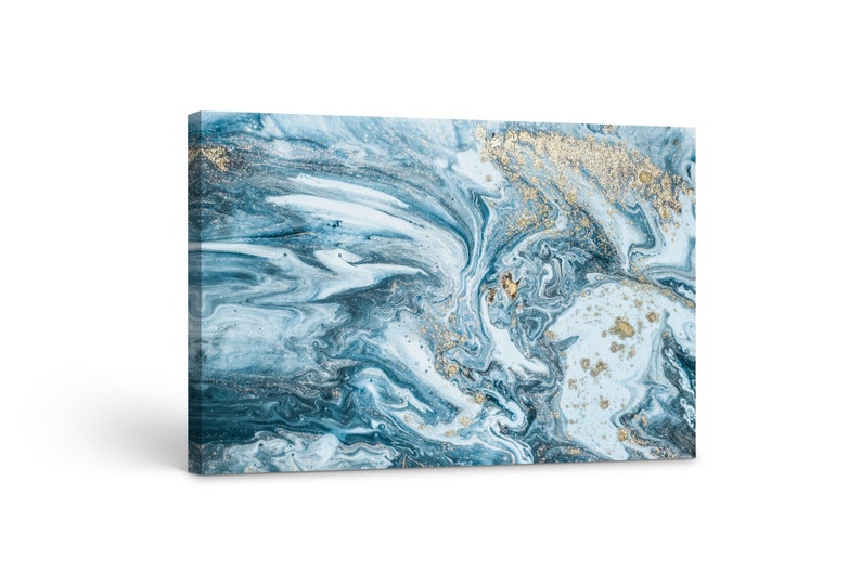

Картина на холсте Мрамор цвета моря51x34 см (161)