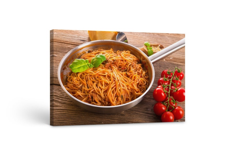 

Картина на холсте Итальянская кухня спагетти 81x54 см (142)