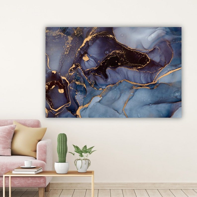 

Картина на холсте Тёмный мрамор51x34 см (199)