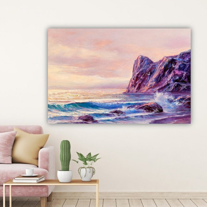 

Картина на холсте Скала на берегу моря51x34 см (116)