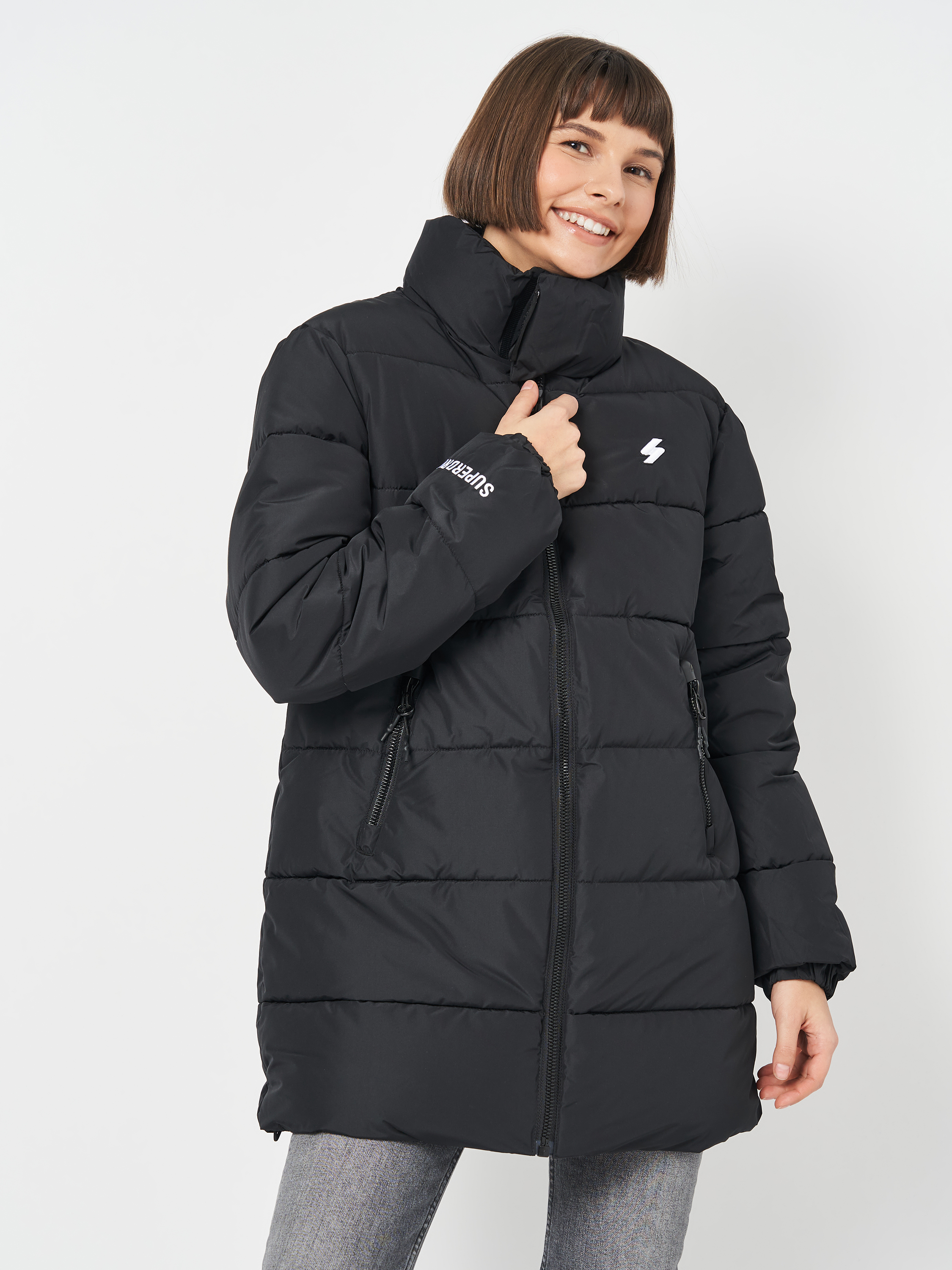

Куртка Superdry Longline Sports Puffer W5010953A-02A  (12) Black, Куртка Superdry Longline Sports Puffer W5010953A-02A M (12) Black