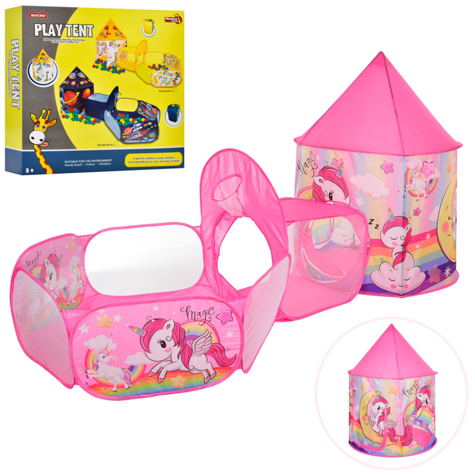 

Детская игровая палатка домик тоннель, манеж, накидка MR 0632