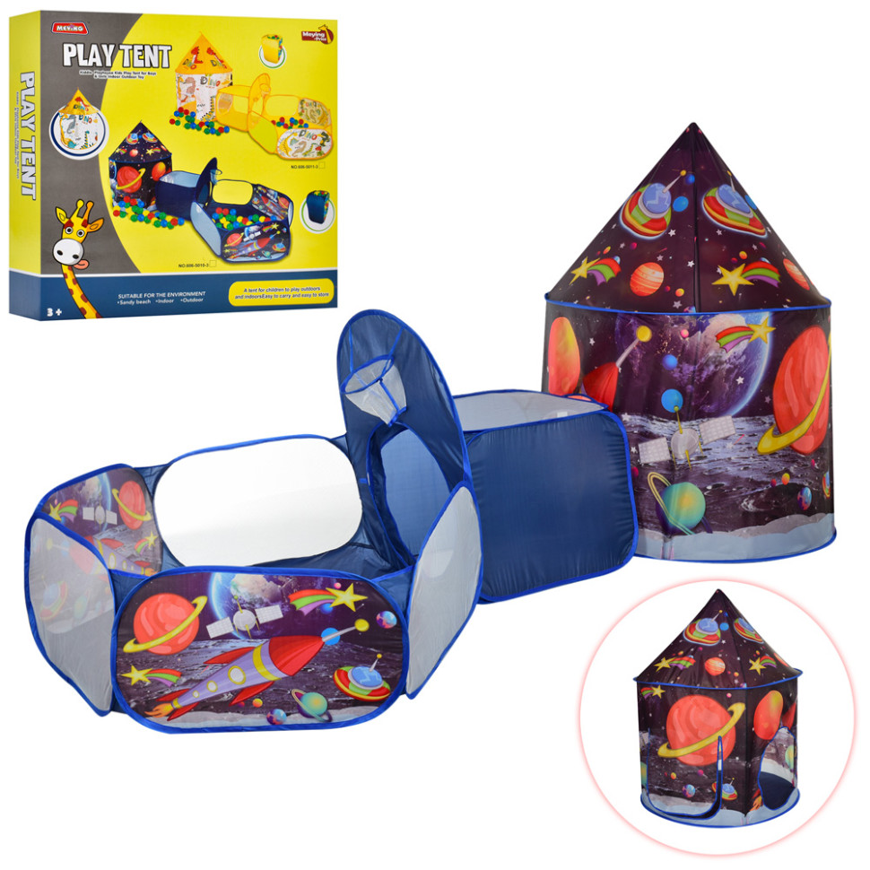 

Детская игровая палатка домик, тоннель, манеж, накидка MR 0636
