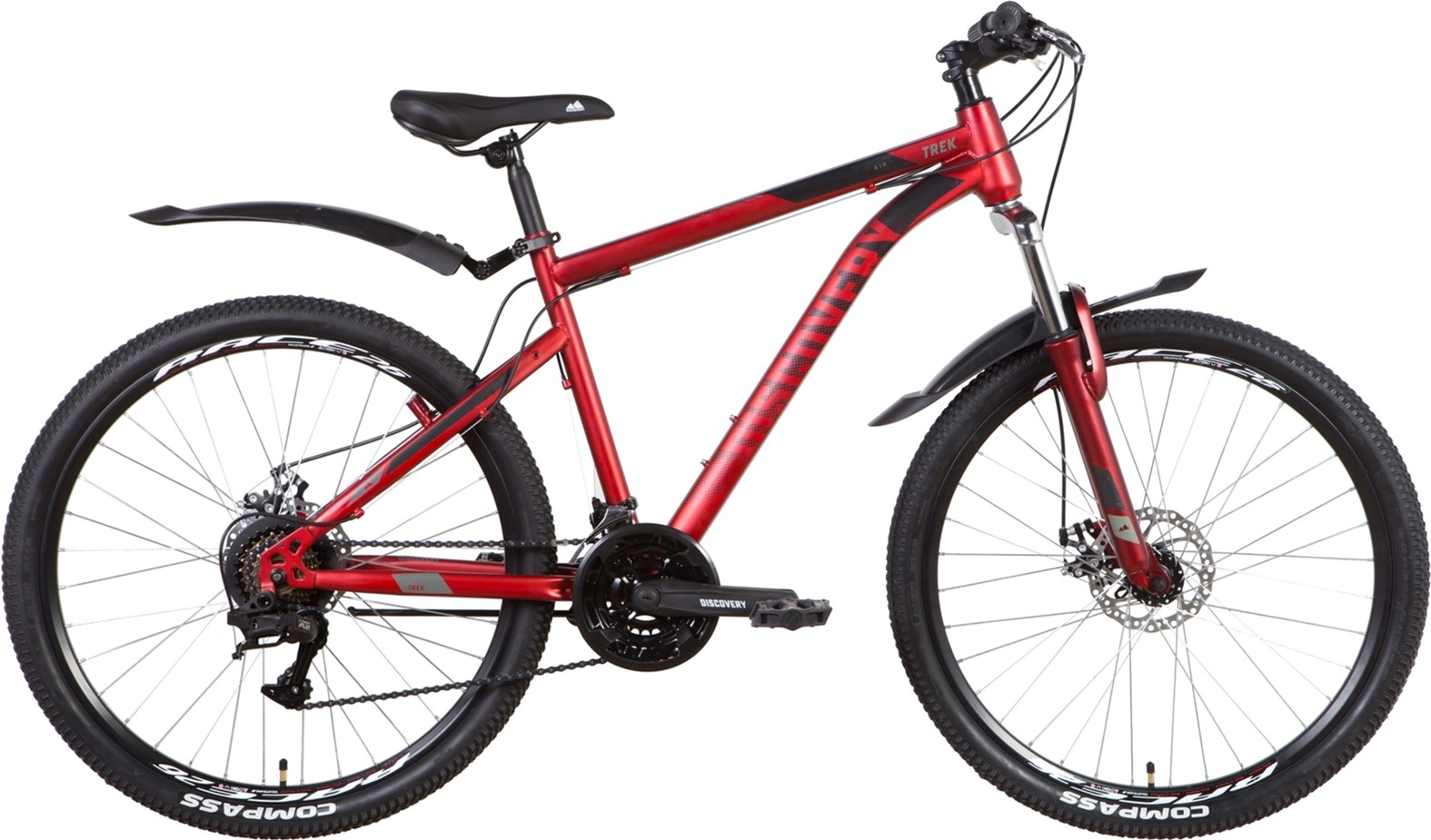 

Велосипед Discovery Trek AM DD 26" 18" (м) 2022 Красный (OPS-DIS-26-487)