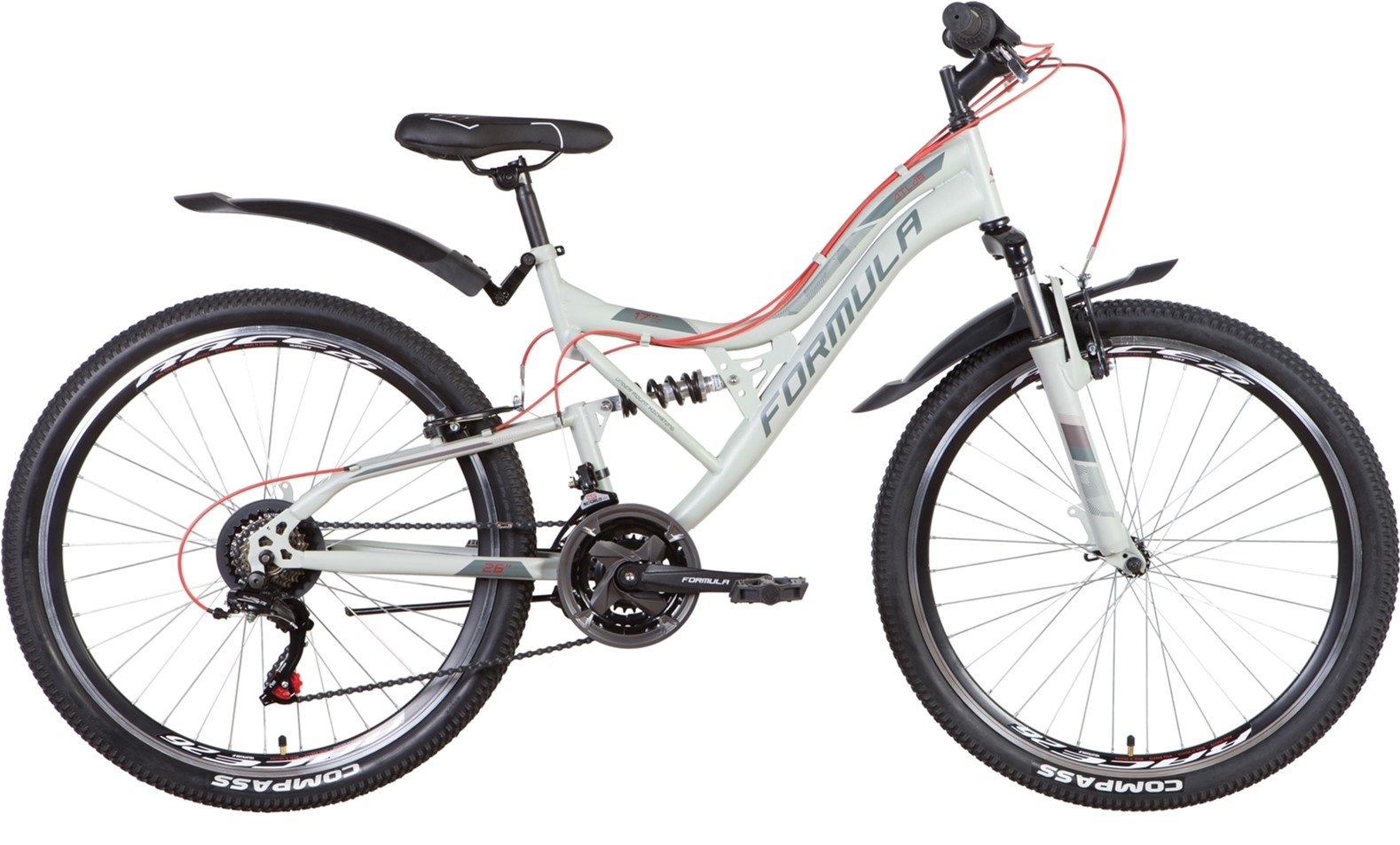 

Велосипед Formula Atlas AM2 Vbr 26" 17" (м) 2022 Светло-серый (OPS-FR-26-649)