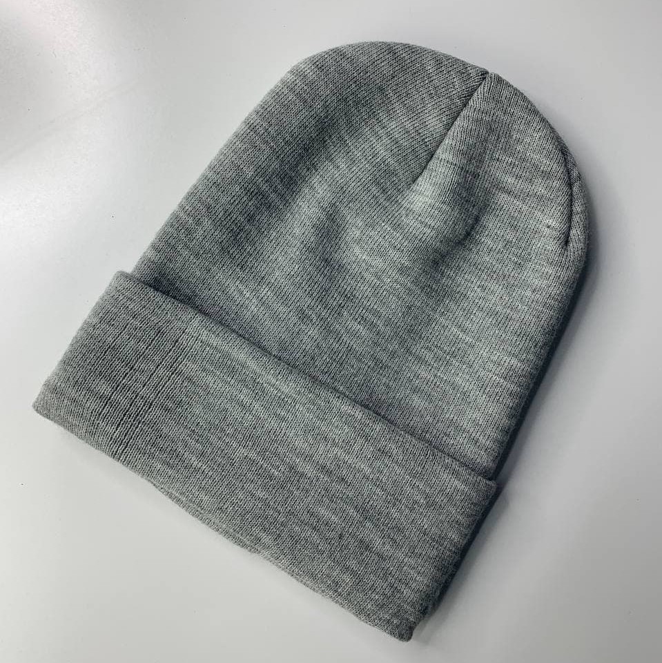 

Теплая шапка YOZONE из акрила  серая SH01, Теплая шапка YOZONE из акрила One Size серая SH01