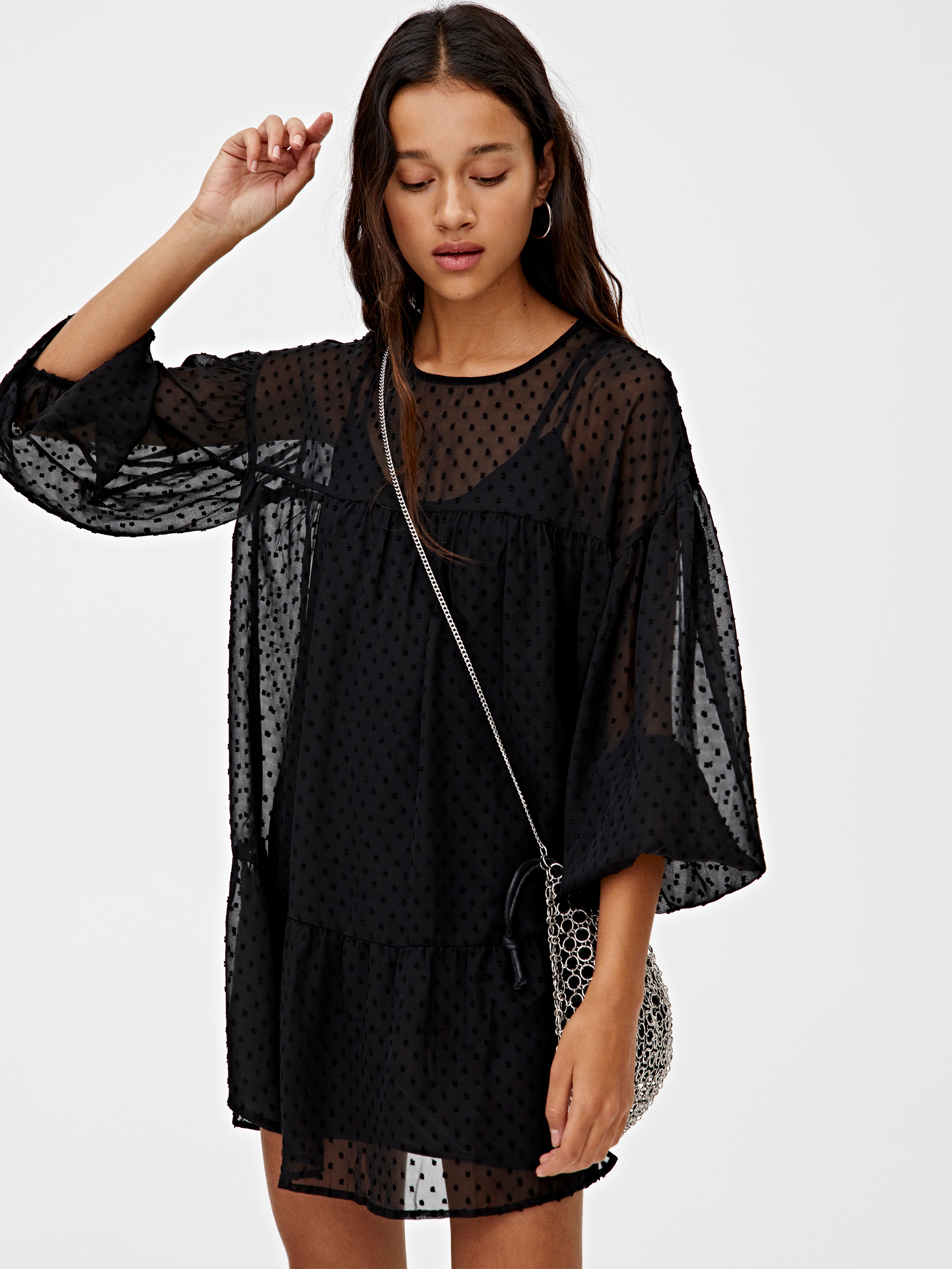 

Платье Pull & Bear 9390/458/800 M Черное