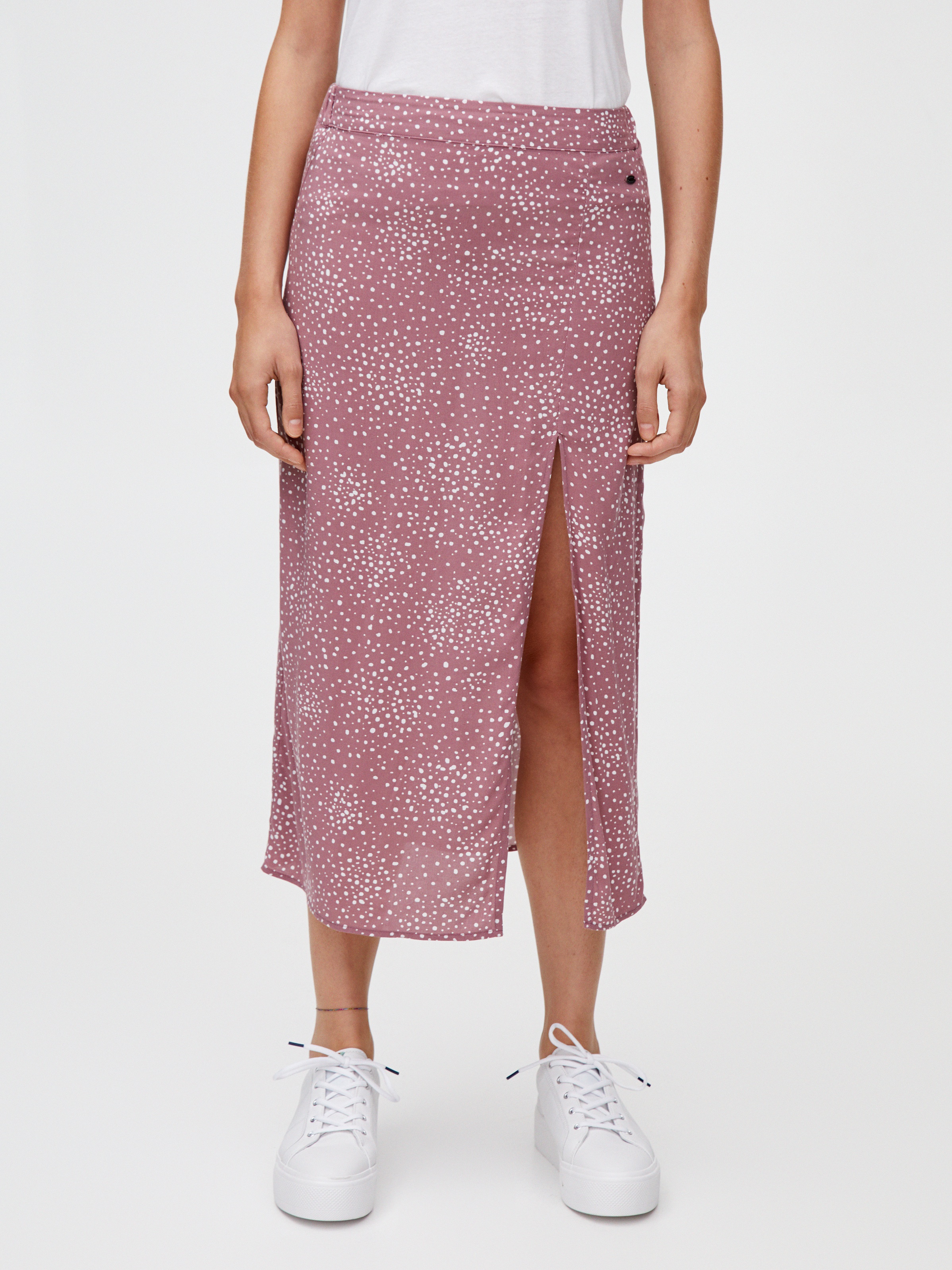 

Юбка Pull & Bear 9395/324/645 S Пудровая с розовым