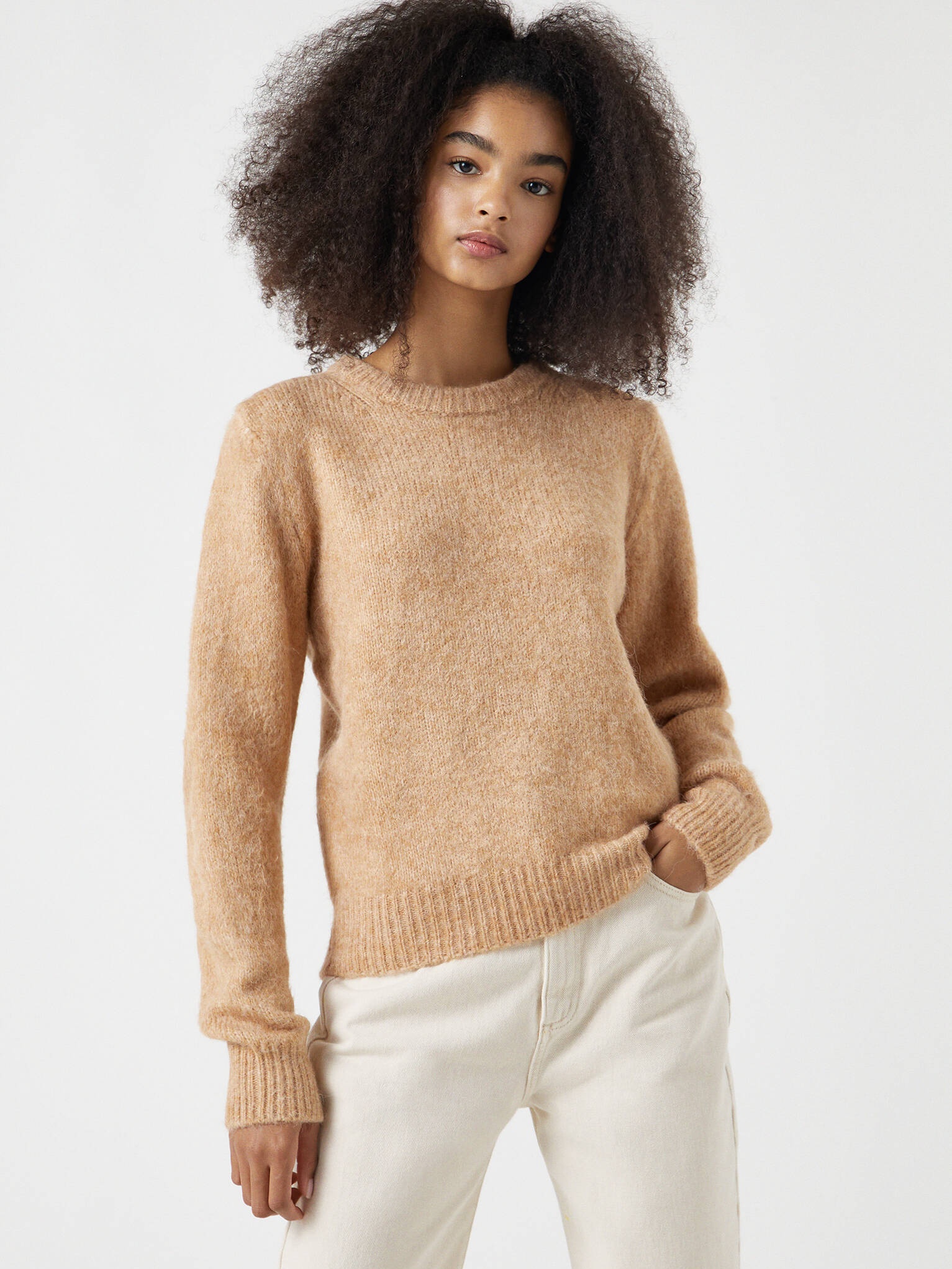 

Джемпер Pull & Bear 9553/353/704 S Горчичный