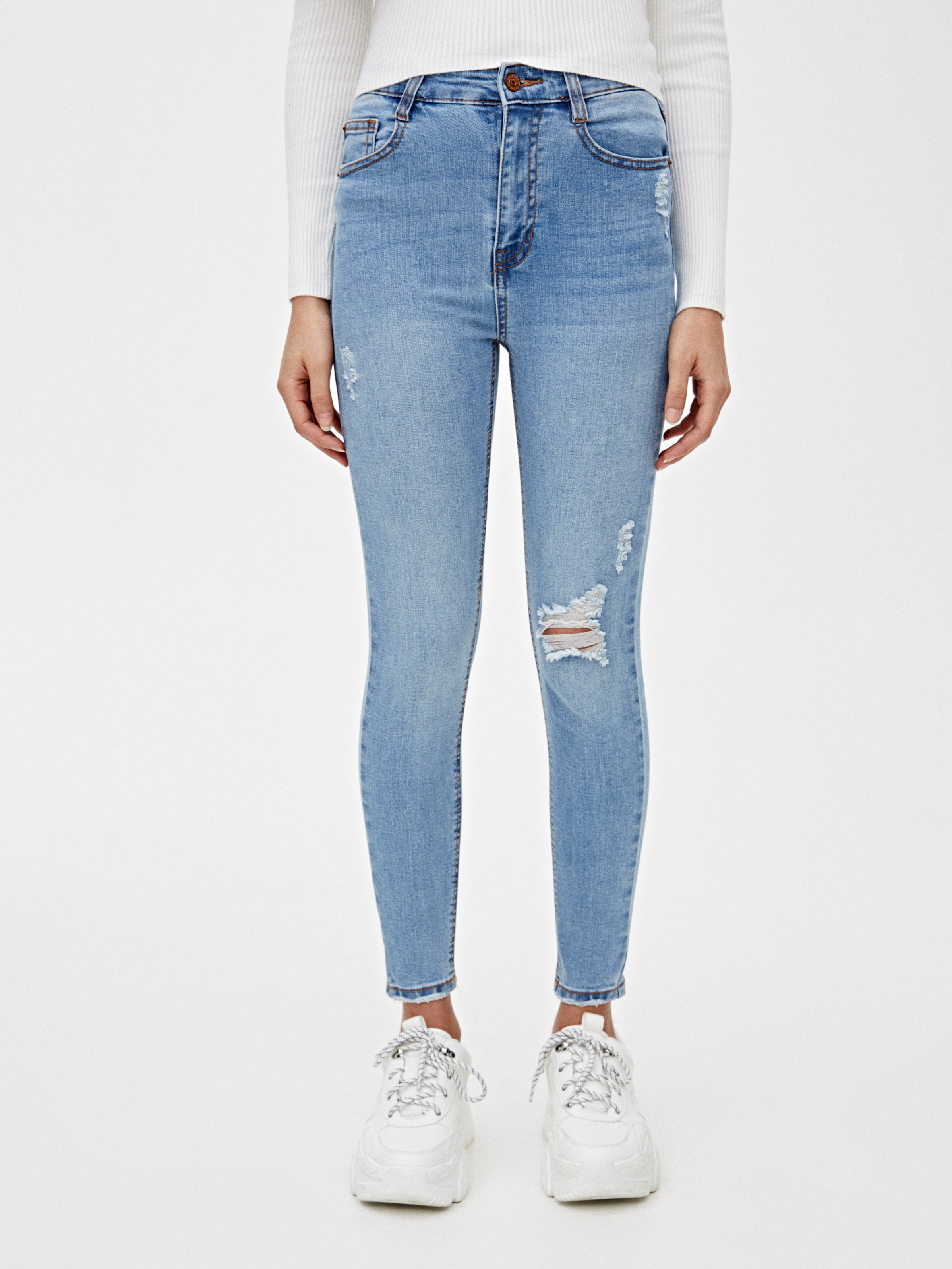 

Джинсы Pull & Bear 9684/312/406  Голубые джинс, Джинсы Pull & Bear 9684/312/406 32 Голубые джинс