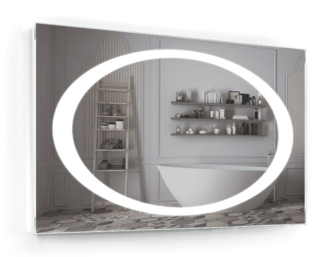 

Зеркало в ванную IP67 с подсветкой Smart Mirror сенсорное Casoria SK 140х100 см влагостойкое