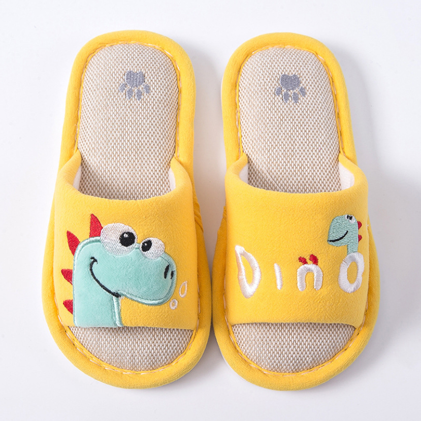 

Тапочки Dino с открытым носком 23 21,5см Желтый (15723)