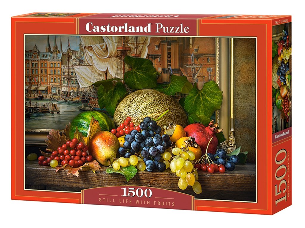 

Кастор пазлы 1500 "Натюрморт с фруктами" 68*47