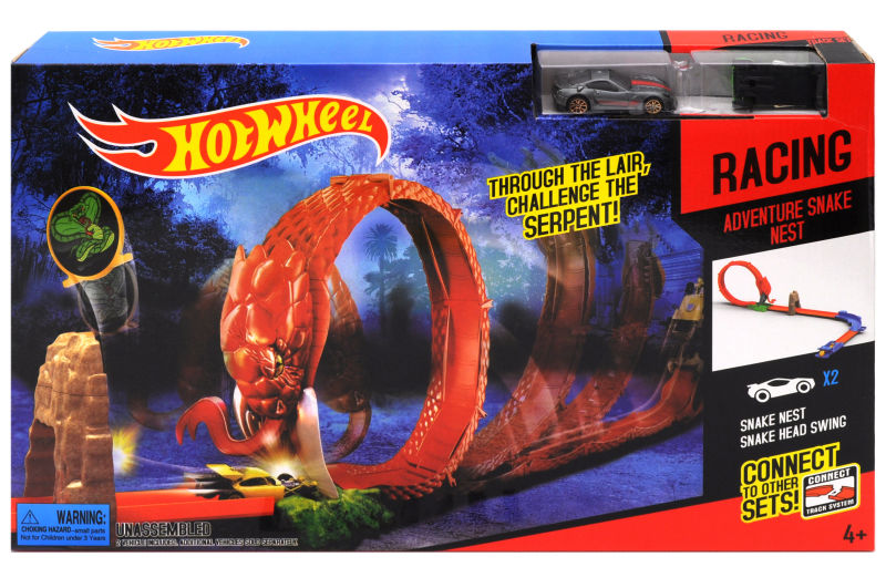 

Трек з запуском "Hot Wheel" (+2 машинки) 50*6,5*31,5см 3090