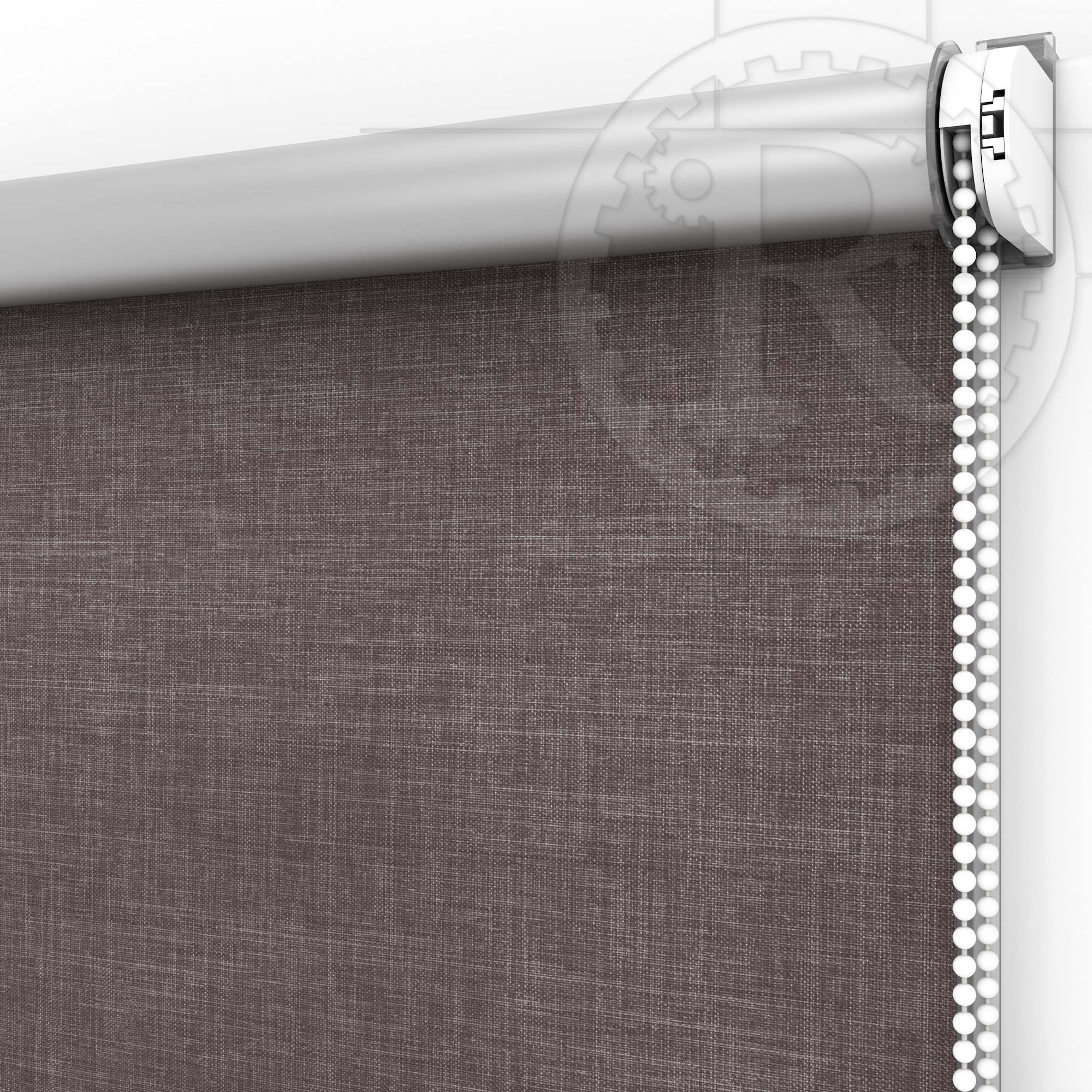 

Рулонная штора Блэкаут Melange Silver 11 Cappuccino 37.5 x 200 см