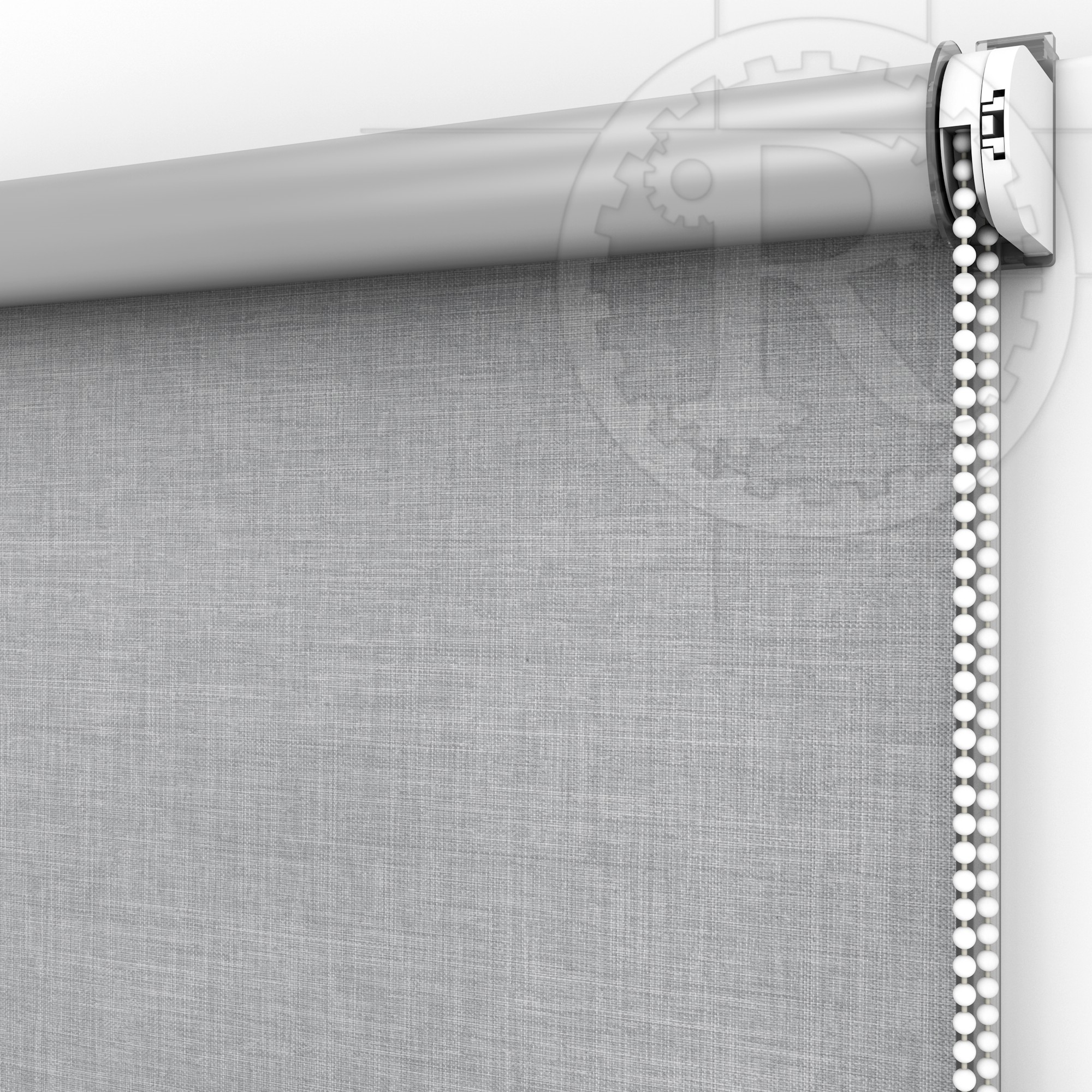 

Рулонная штора Блэкаут Melange Silver 6 Light gray 80 x 160 см
