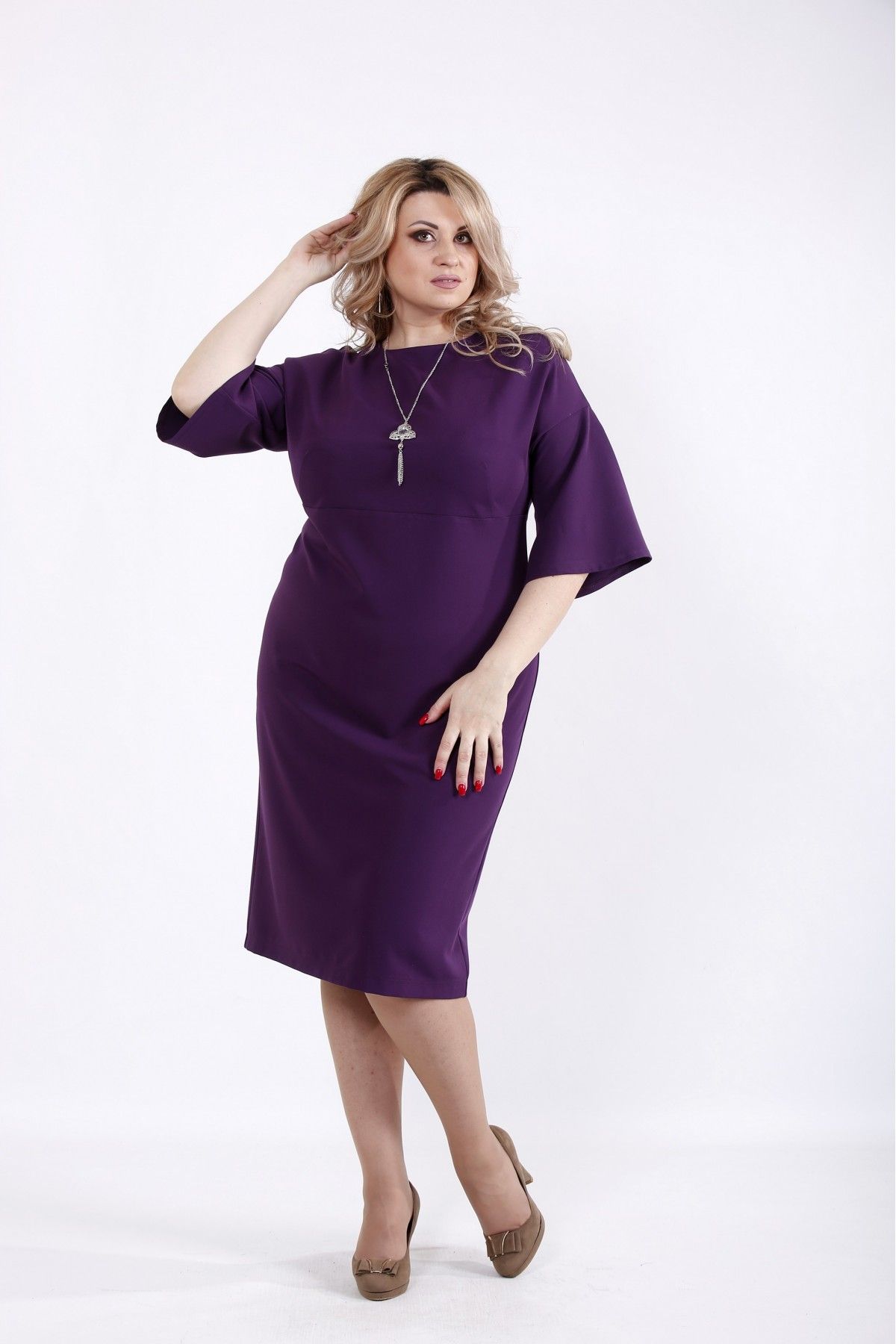 

Платье Maximoda ЕGS01061-3  фиолетовый, Платье Maximoda ЕGS01061-3 60 фиолетовый