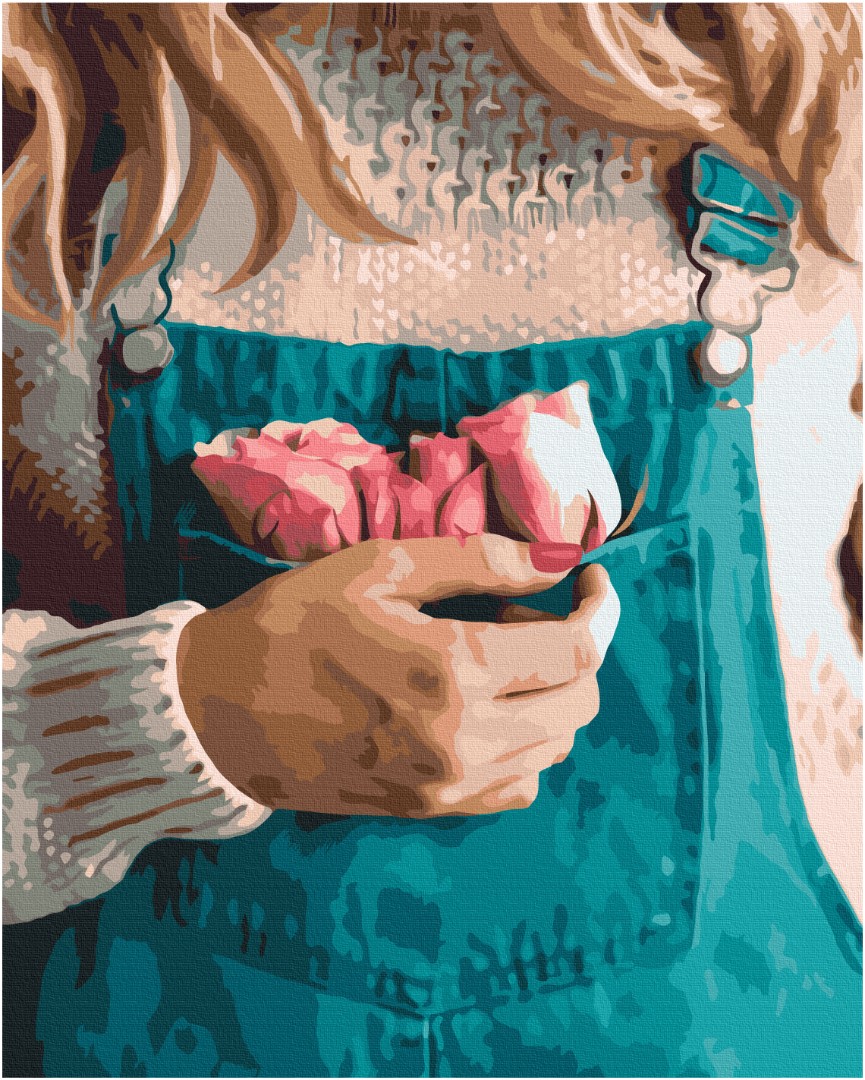 

Картина по номерам / анти-стресс раскраска Brushme Кармашек для нежности